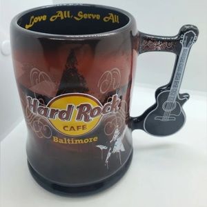 Hard Rock Cafe Baltimore Guitar Handle Mug.